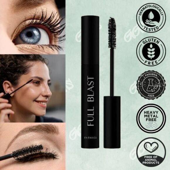 Farmasi Full Blast Mascara Black 0.33 FL.OZ - Picture 3 of 11